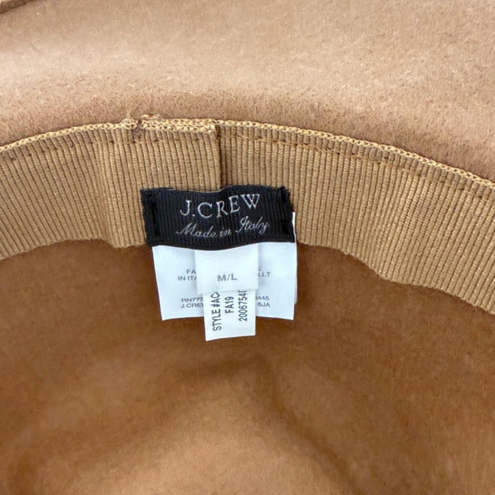 J. Crew Brown 100% Wool Hat - Picture 4 of 9